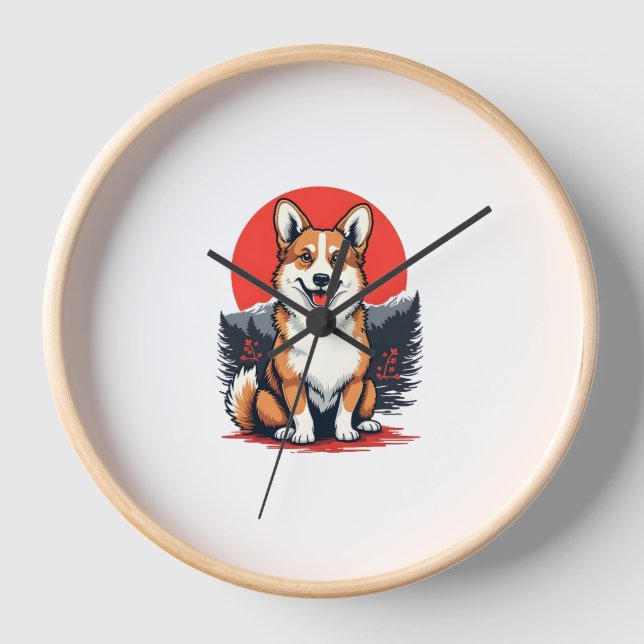 Reloj Akita Inu Dog (Anverso)