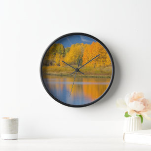 Reloj Álamos teñidos de otoño