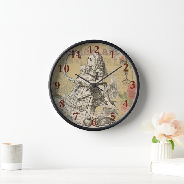 Reloj Alice in Wonderland Flamingo Classic (Hogar)