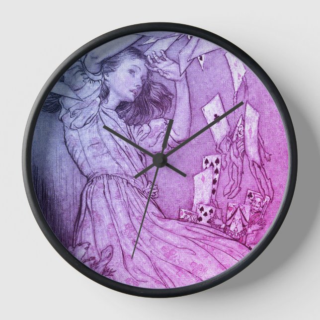 Reloj Alice In Wonderland Lewis Carroll Rackham (Anverso)