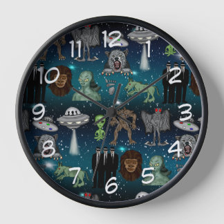 Reloj Alienígenas de OVNI Chupacabra Cryptids de pie gra