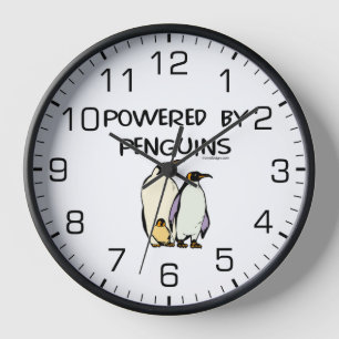 Reloj Alimentado por pingüinos