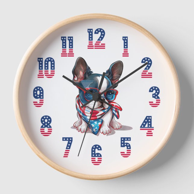 Reloj All American Boston Terrier (Anverso)