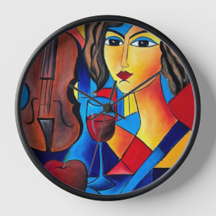 Reloj Almuerzo con Colores