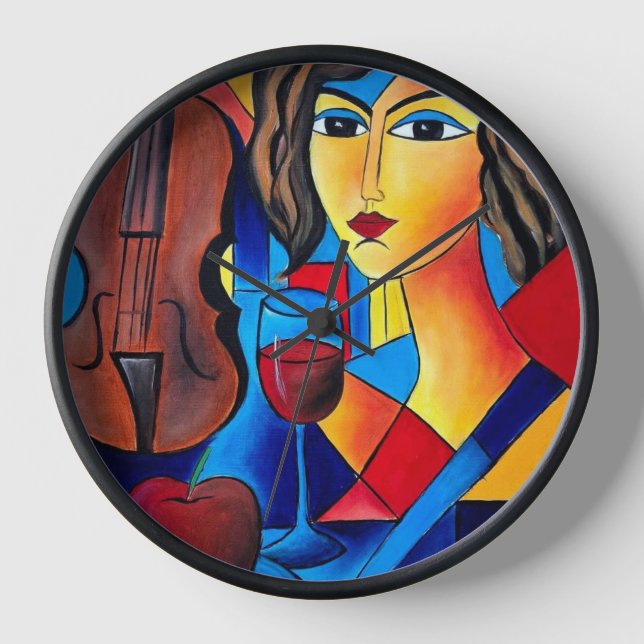 Reloj Almuerzo con Colores (Anverso)