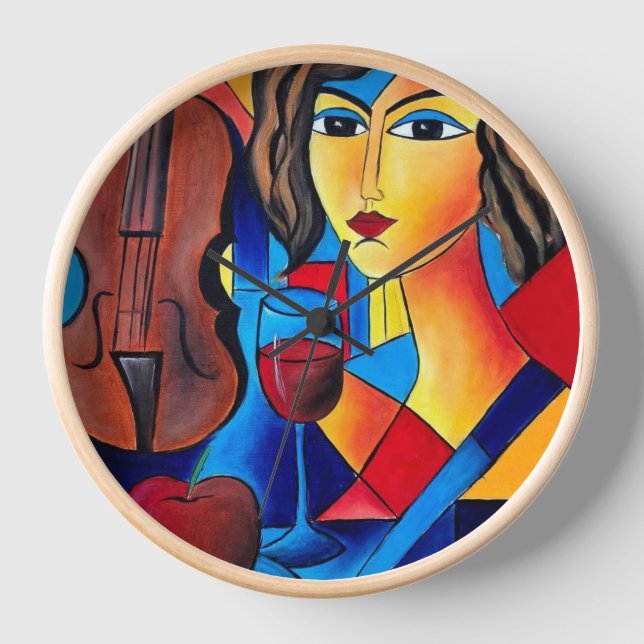 Reloj Almuerzo con Colores (Anverso)