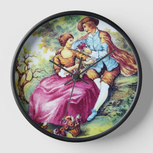 RELOJ "AMANTES" DE FRAGONARD 3