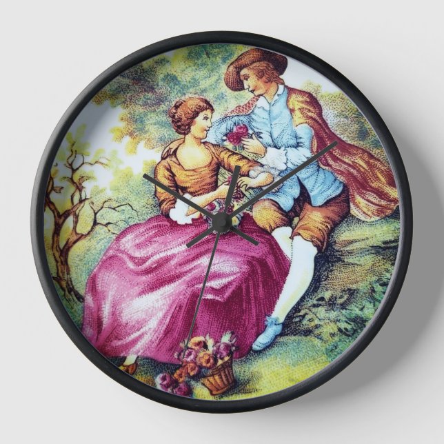 RELOJ "AMANTES" DE FRAGONARD 3 (Anverso)