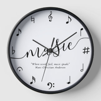 Reloj Amantes de la música personalizados