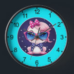 Reloj American Flag with Flamingo Cartoon-69680<br><div class="desc">American Flag with Flamingo Cartoon-69680</div>