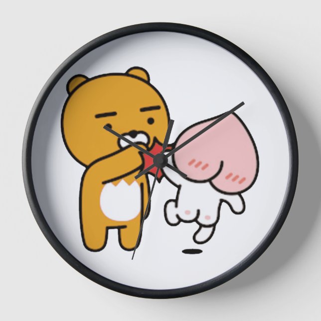 Reloj Amigos de KakaoTalk Apeach & Ryan (Anverso)