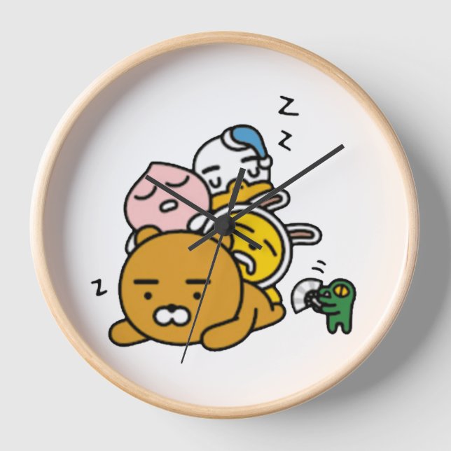 Reloj Amigos de Kakaotalk (Zzzz) (Anverso)