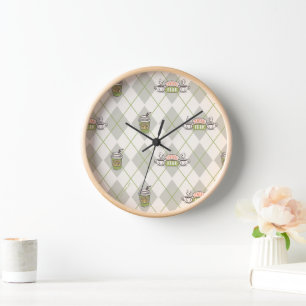 Reloj AMIGOS™   Patrón de argyle de Perk central