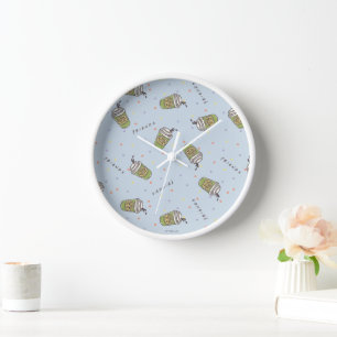 Reloj AMIGOS™ Patrón de puntos centrales de polka