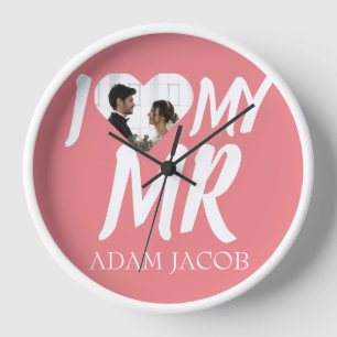 RELOJ AMO A MI SR, FOTO DE PAREJA PERSONALIZADA