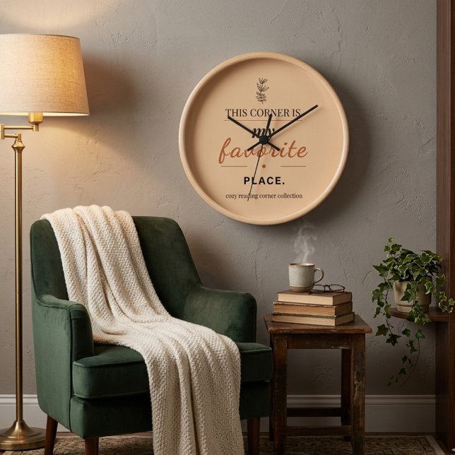 Reloj analógico de la esquina de lectura (Subido por el creador)