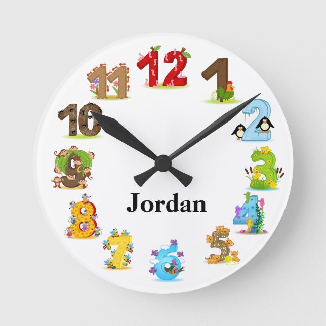 Reloj animal personalizado (Anverso)