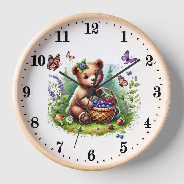 Reloj Animales amantes de los osos (Anverso)