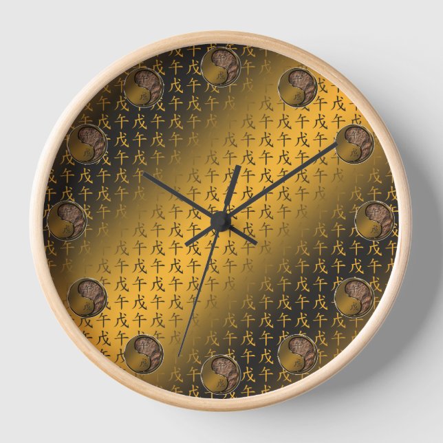 Reloj Año del Caballo de Tierra (Anverso)