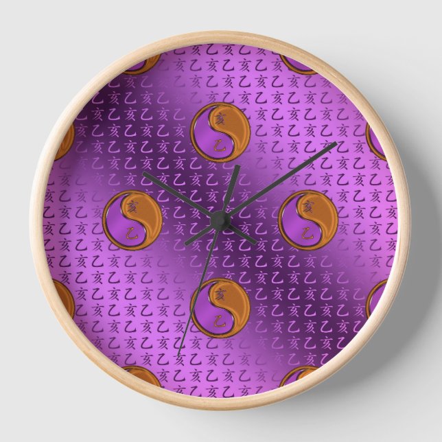 Reloj Año del jabalí (Anverso)