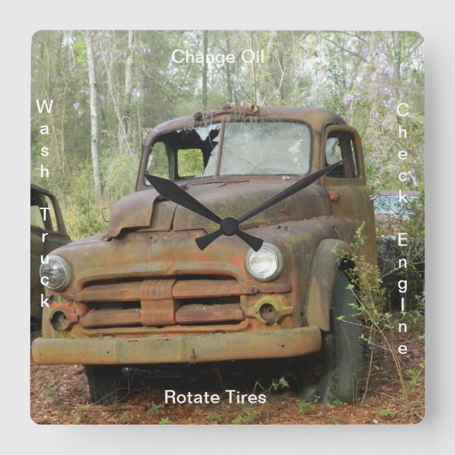 Reloj antiguo del camión (Anverso)