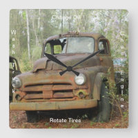 Reloj antiguo del camión