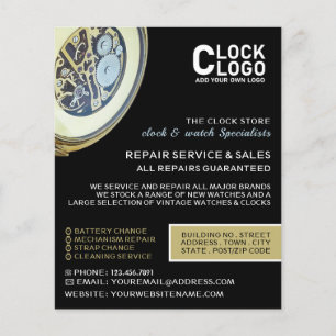 Reloj antiguo, publicidad horóloga