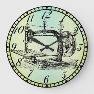 Reloj antiguo v1 del sitio de costura de la