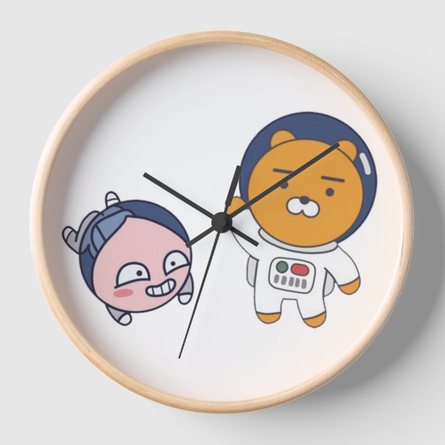 Reloj Apeach y Ryan en el espacio (Anverso)