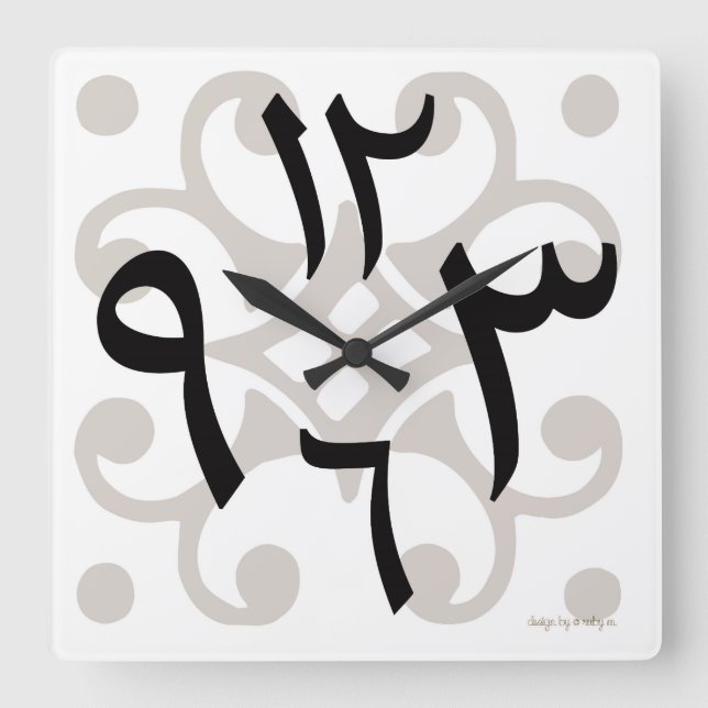 Reloj árabe bilateral (Anverso)