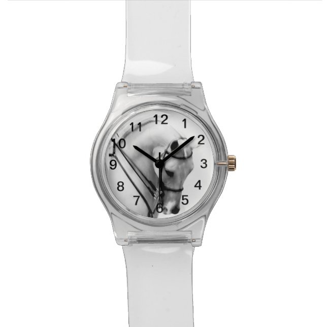 Reloj árabe majestuoso del caballo (De cerca)