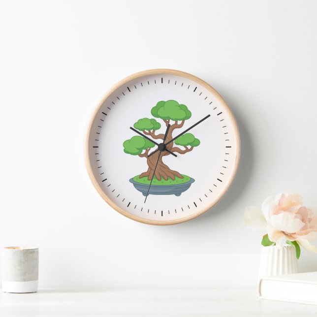 Reloj Árbol Bonsái Japonés Retorcido (Hogar)