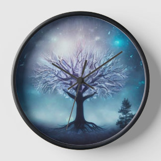 Reloj Árbol brillante