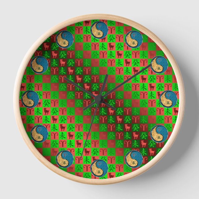 Reloj Aries y Cabra de Agua (Anverso)