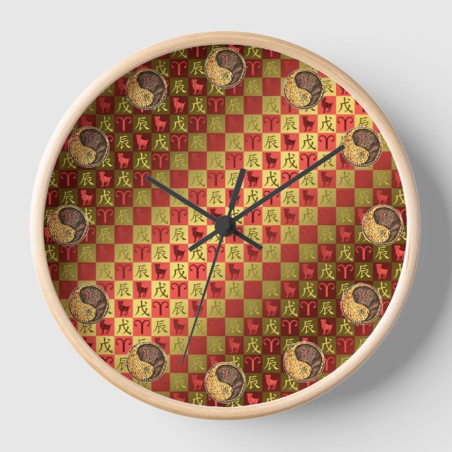 Reloj Aries y Dragón de Tierra (Anverso)