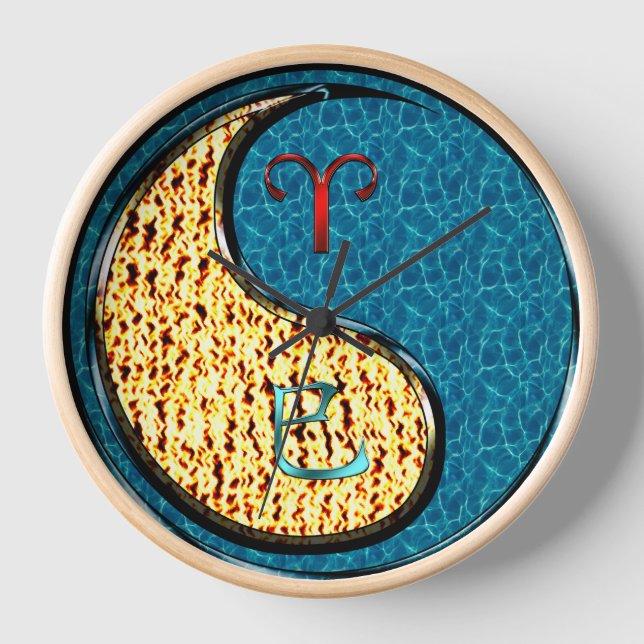 Reloj Aries y Serpiente de Agua (Anverso)