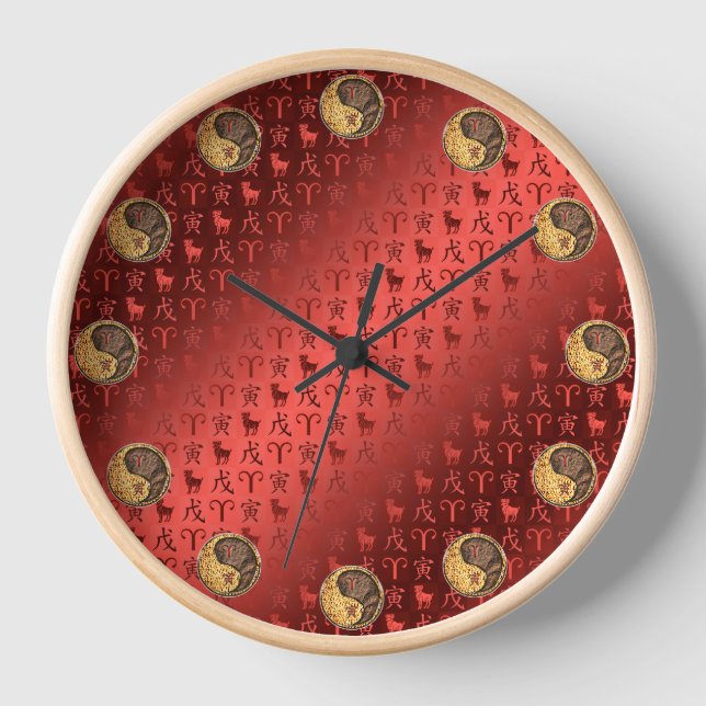 Reloj Aries y Tigre de Tierra (Anverso)