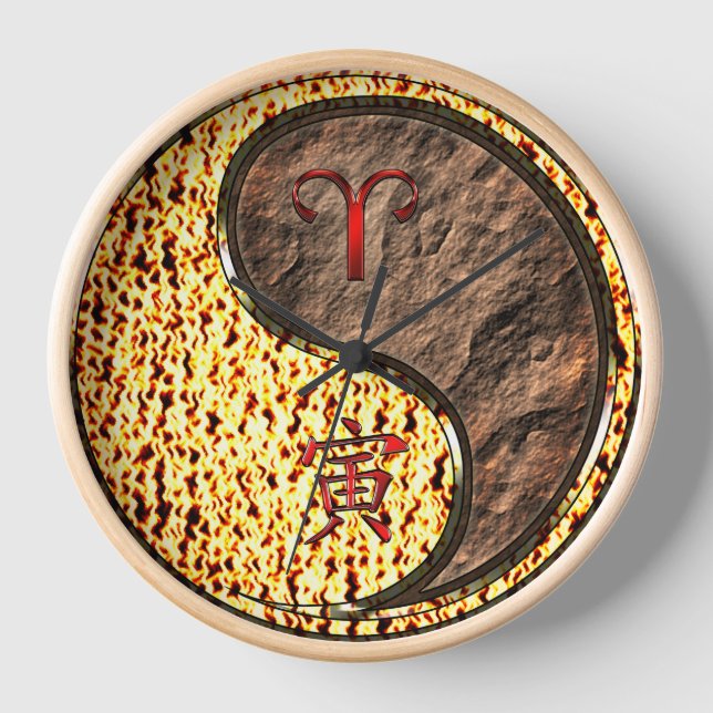 Reloj Aries y Tigre de Tierra (Anverso)