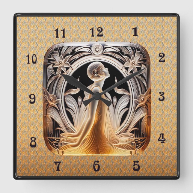 Reloj Art Decó Lalique. (Anverso)