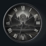 Reloj Art Deco Retro Vintage Classic años 1920 Blanco y<br><div class="desc">Transforme su espacio con elegancia intemporal, nuestro reloj de pared blanco y negro inspirado en el Art Deco captura sin esfuerzo el glamour de los años 20. Adoptar la sofisticación del diseño geométrico y hacer una declaración con cada minuto que pasa. Este es otro 100% de diseños de hámster de...</div>