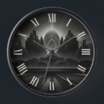 Reloj Art Deco Retro Vintage Classic años 1920 Blanco y<br><div class="desc">Transforme su espacio con elegancia intemporal, nuestro reloj de pared blanco y negro inspirado en el Art Deco captura sin esfuerzo el glamour de los años 20. Adoptar la sofisticación del diseño geométrico y hacer una declaración con cada minuto que pasa. Este es otro 100% de diseños de hámster de...</div>
