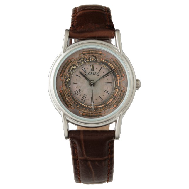 Reloj Art Decó Rusty Steampunk Vintage (Anverso)