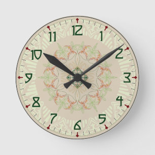 Reloj Art Deco sutil