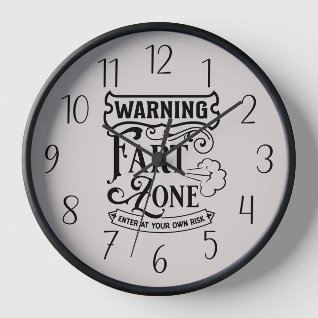 Reloj arte artístico de la zona de fart de baño (Anverso)