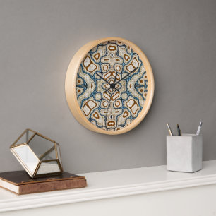 Reloj Arte bohemio Verde azulado de cadera azul marrón o
