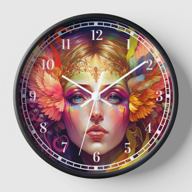 Reloj Arte de fantasía de diosa arcoiris (Anverso)