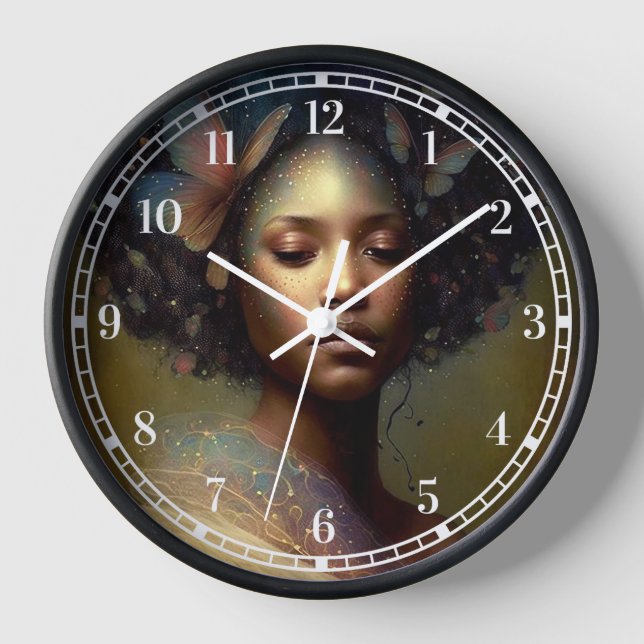 Reloj Arte de fantasía de diosa negra (Anverso)