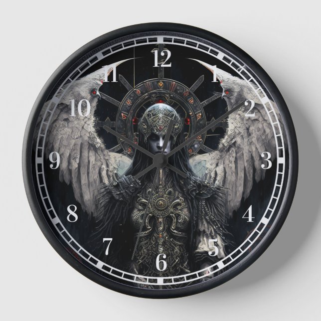 Reloj Arte de fantasía gótica de Dark Angel (Anverso)
