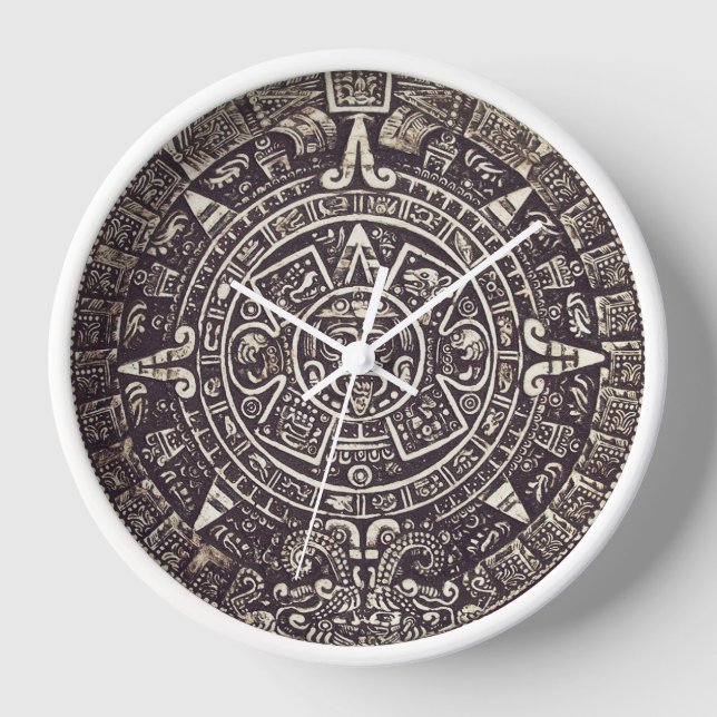 Reloj Arte del calendario maya (Anverso)