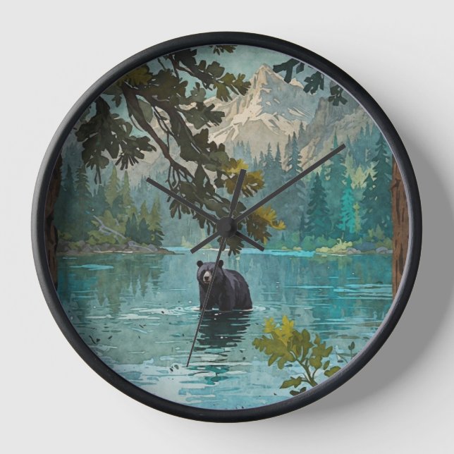 Reloj Arte del lago Oso Negro (Anverso)